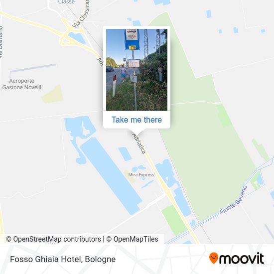 Fosso Ghiaia Hotel map