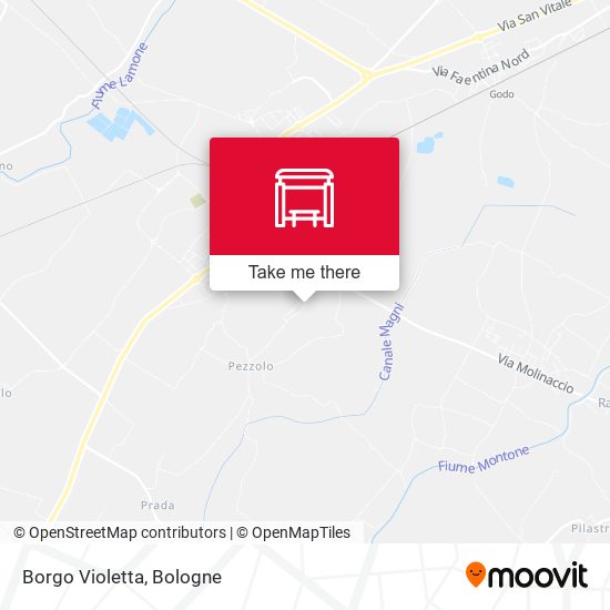 Borgo Violetta map