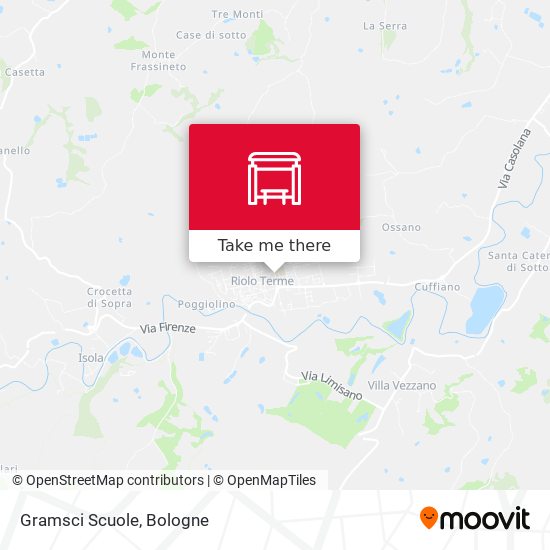Gramsci Scuole map