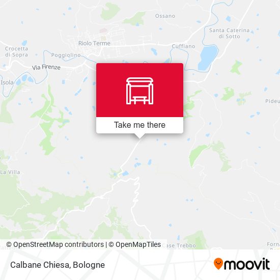 Calbane Chiesa map
