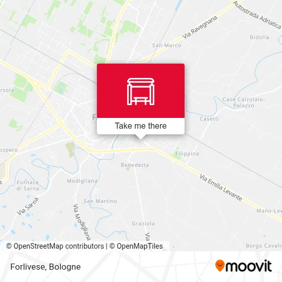 Forlivese map