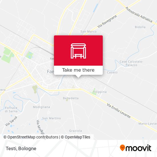 Testi map