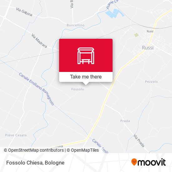 Fossolo Chiesa map
