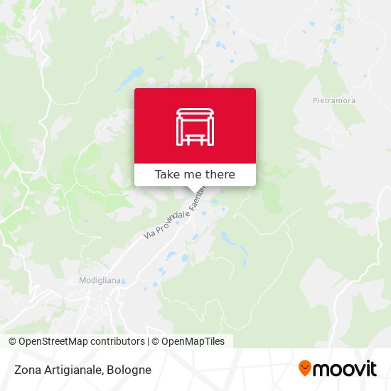 Zona Artigianale map