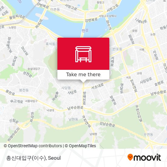 총신대입구(이수) map