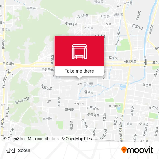 갈산 map