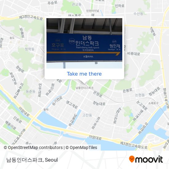 남동인더스파크 map