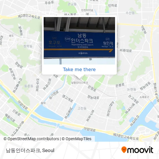 남동인더스파크 map