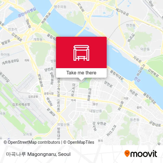 마곡나루 Magongnaru map