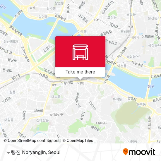 노량진 Noryangjin map