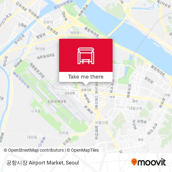 공항시장 Airport Market map