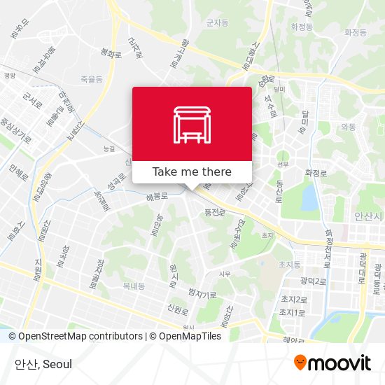 안산 map