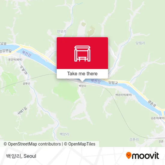 백양리 map