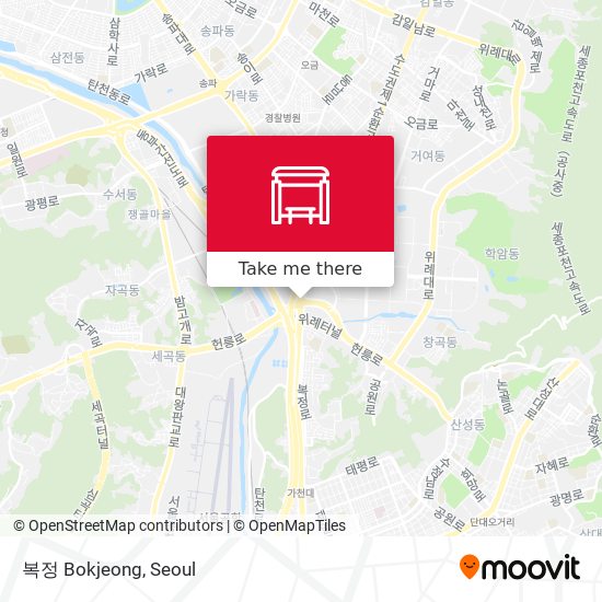 복정 Bokjeong map