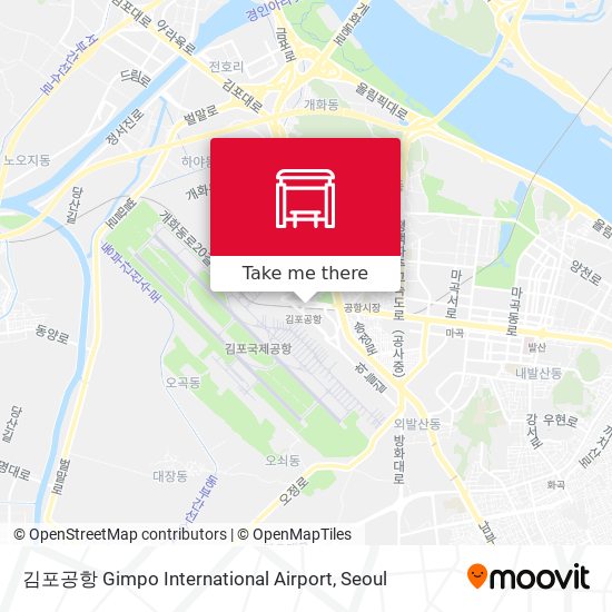 김포공항 Gimpo International Airport map