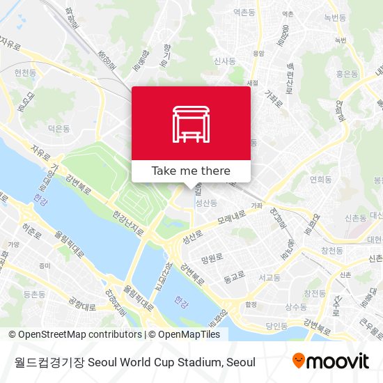 월드컵경기장 Seoul World Cup Stadium map