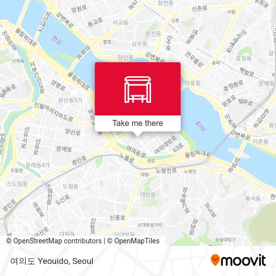 여의도 Yeouido map