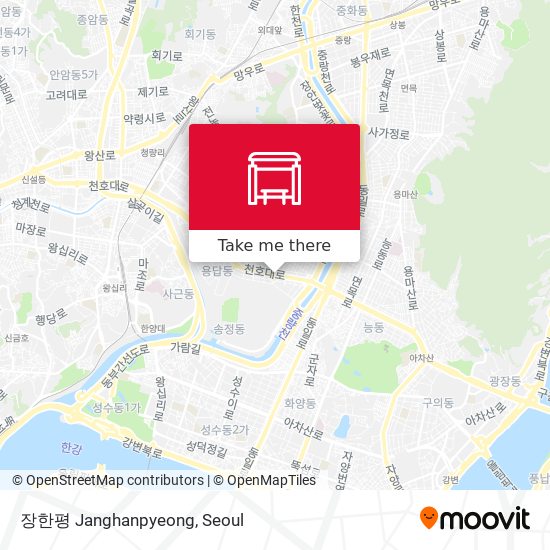 장한평 Janghanpyeong map