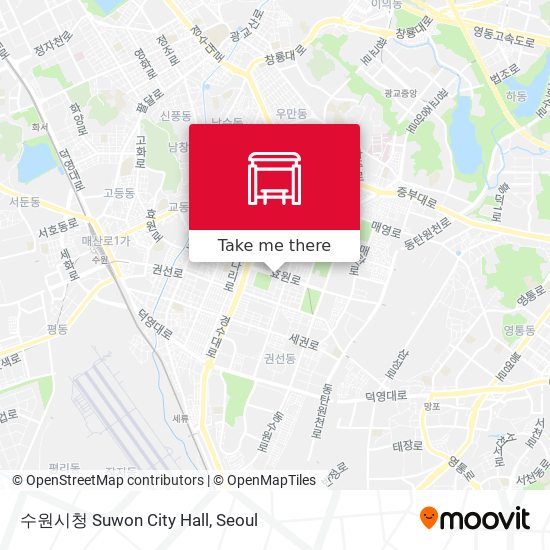 수원시청 Suwon City Hall map