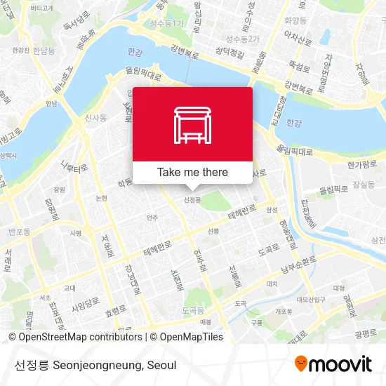 선정릉 Seonjeongneung map