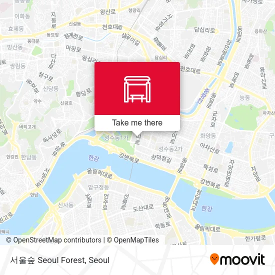 서울숲 Seoul Forest map
