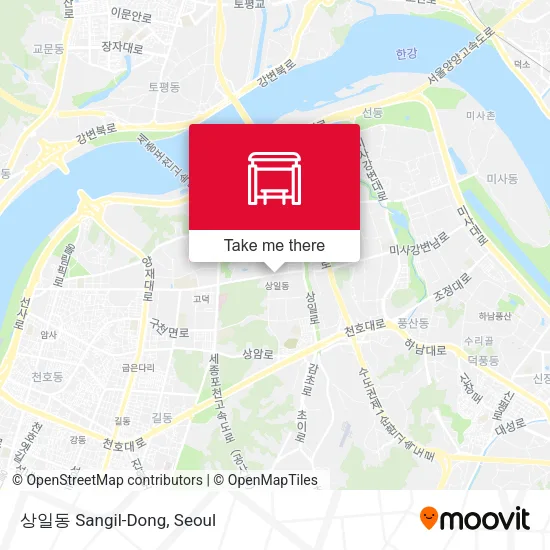 상일동 Sangil-Dong map