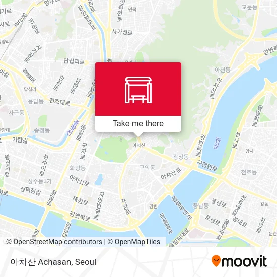 아차산 Achasan map