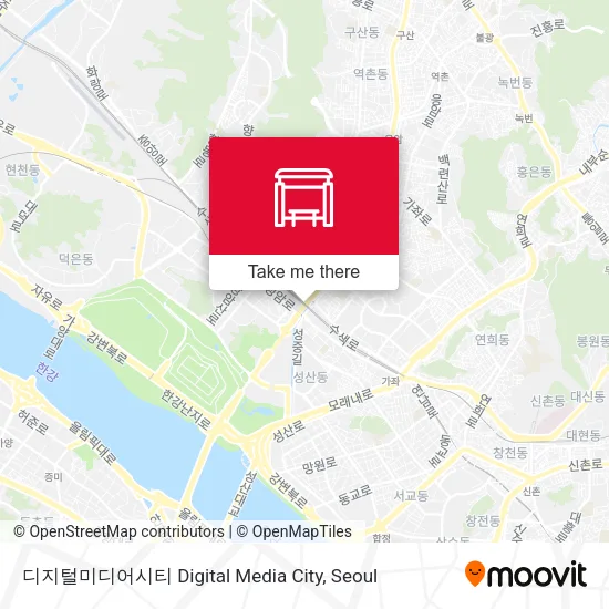 디지털미디어시티 Digital Media City map