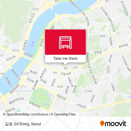 길동 Gil-Dong map