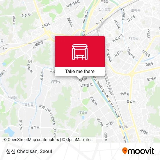 철산 Cheolsan map