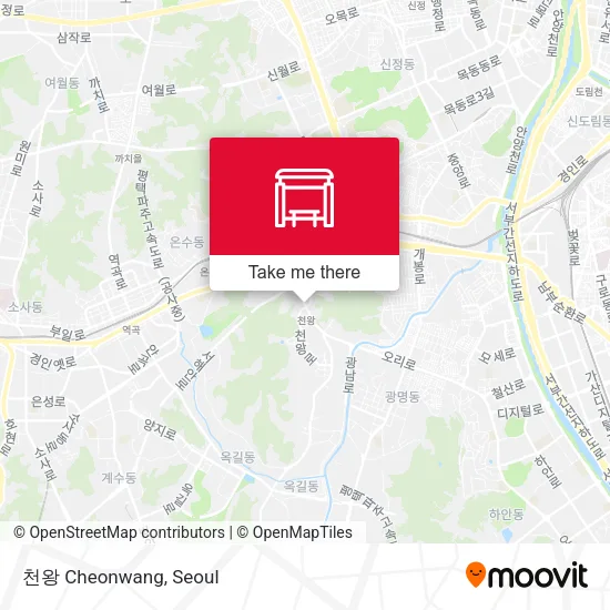 천왕 Cheonwang map
