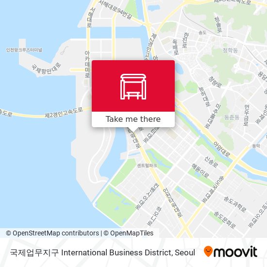 국제업무지구 International Business District map