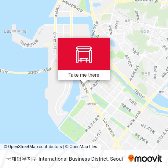 국제업무지구 International Business District map