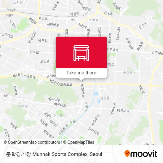 문학경기장 Munhak Sports Complex map