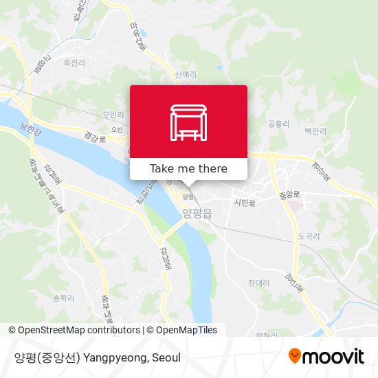 양평(중앙선) Yangpyeong map