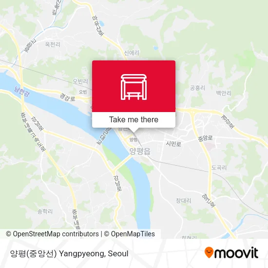 양평(중앙선) Yangpyeong map