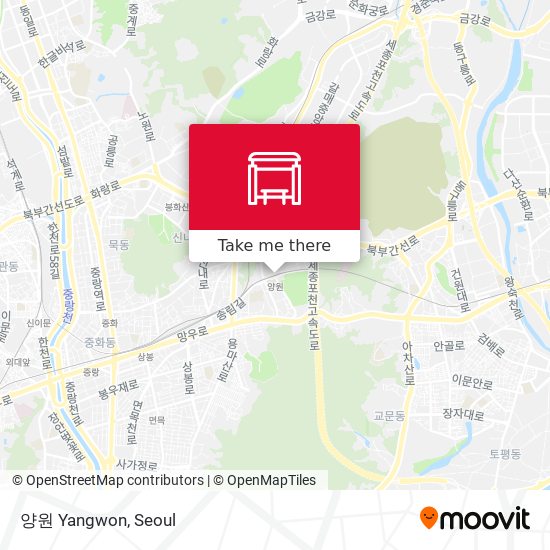 양원 Yangwon map