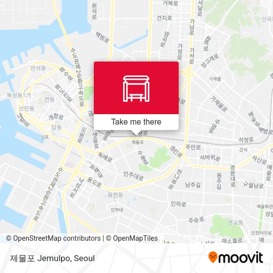 제물포 Jemulpo map
