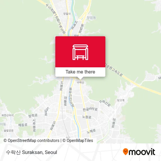 수락산 Suraksan map