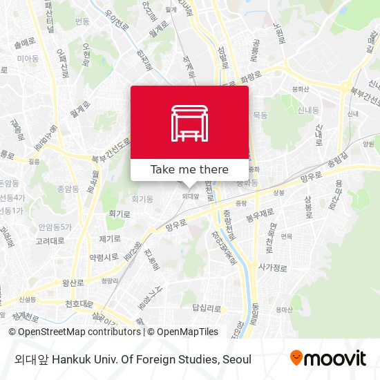 외대앞 Hankuk Univ. Of Foreign Studies map