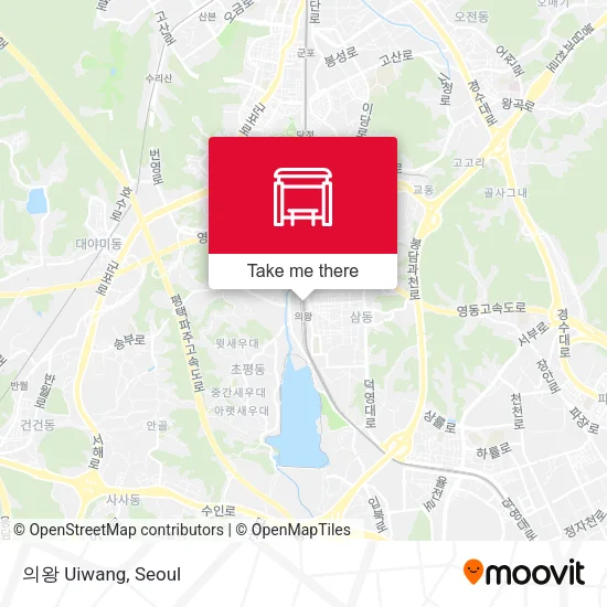 의왕 Uiwang map