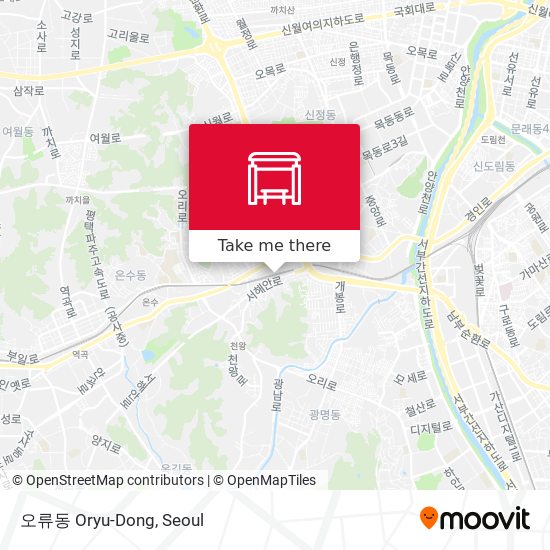 오류동 Oryu-Dong map