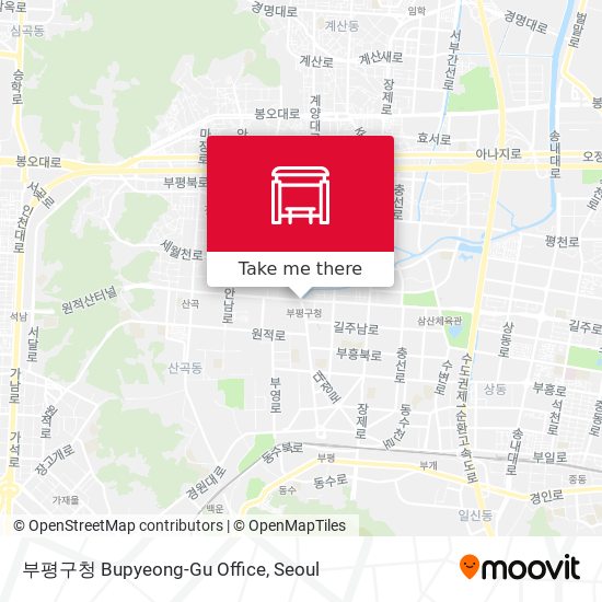 부평구청 Bupyeong-Gu Office map