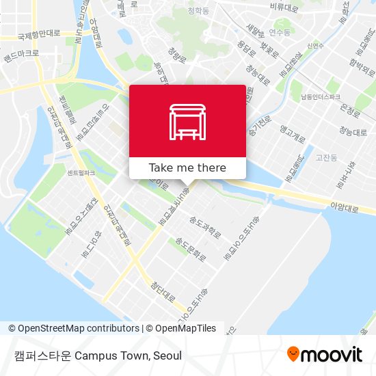 캠퍼스타운 Campus Town map