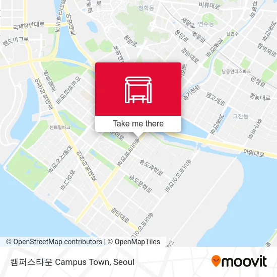 캠퍼스타운 Campus Town map