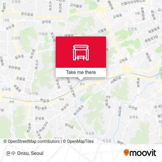 온수 Onsu map