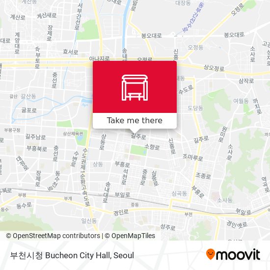 부천시청 Bucheon City Hall map