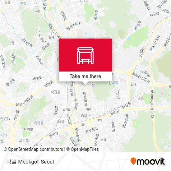 먹골 Meokgol map