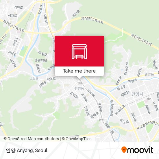 안양 Anyang map