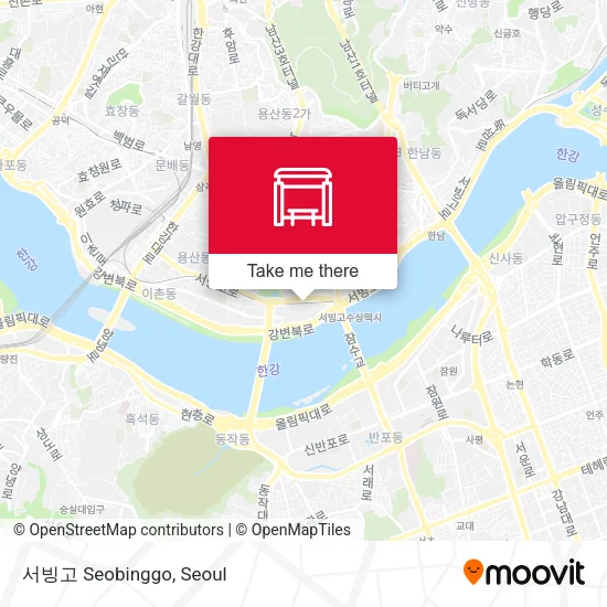 서빙고 Seobinggo map